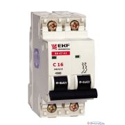 Выключатель автоматический ЕКF ВА 47-63 2P 16А/С