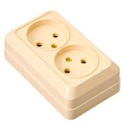 Розетка о/у 2-я керамика Слон. кость