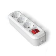 Розетка-Колодка 3 гнезда с/з с выключателем