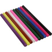 Стержни для клеевых пистолетов цветные 11*200мм 10 шт