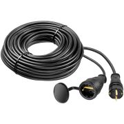 Удлинитель силовой уличный NE-AD 30м ПВС 2*2,5мм влагозащит.