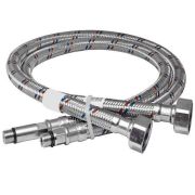 Подводка для смесителя нерж. 1,2м.  2шт.